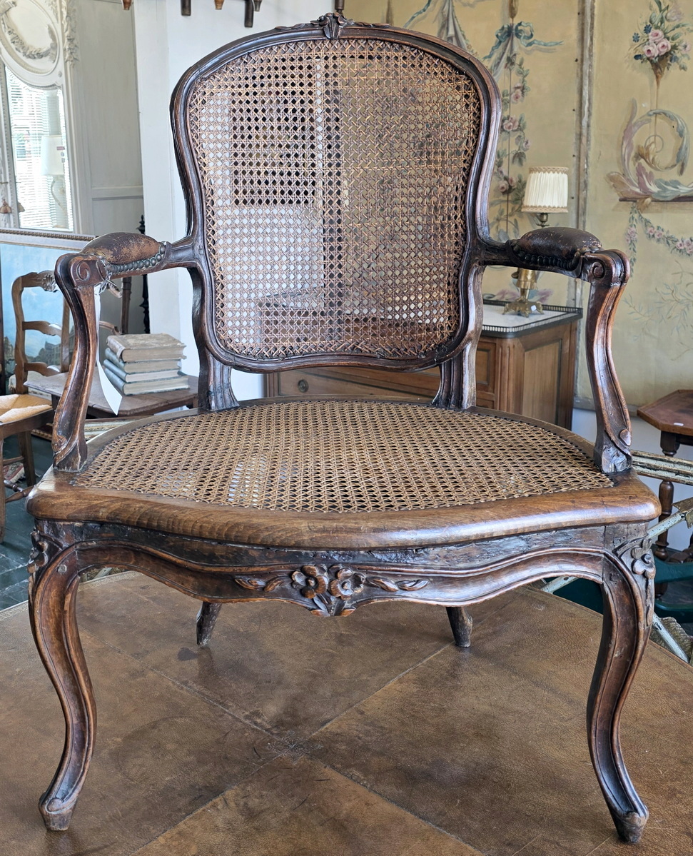 A pair of 18th Century French Armchairs